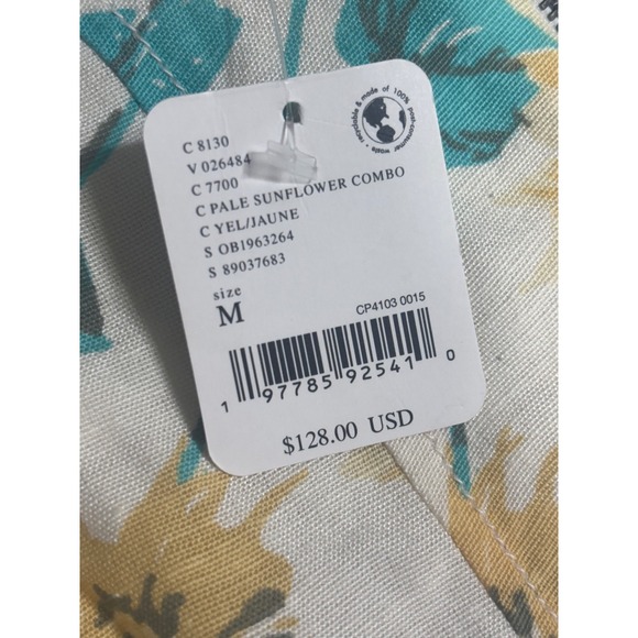 Free People NWT Altura Floral Printed Mini Dress in Size Medium MSRP $128‎